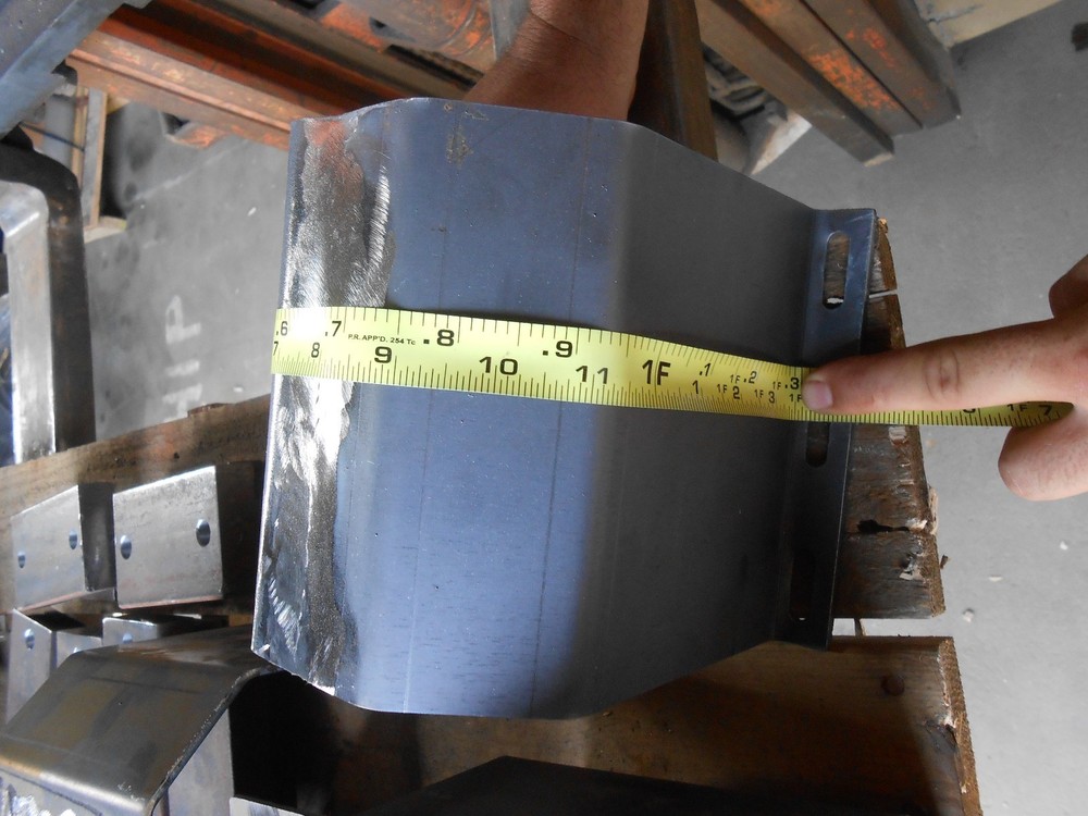 EXCO CNC TOP HAT PUMP SKID COUPLING GUARD 40" X 10" MOUNTING