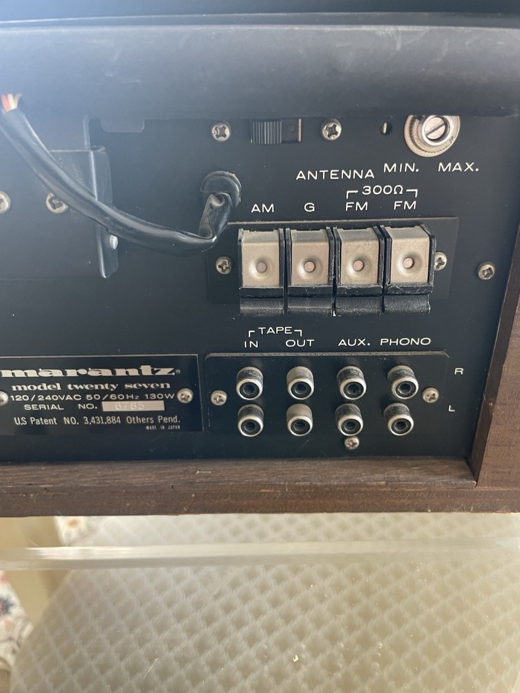 Marantz Model 27 30 Watts Per Channel
