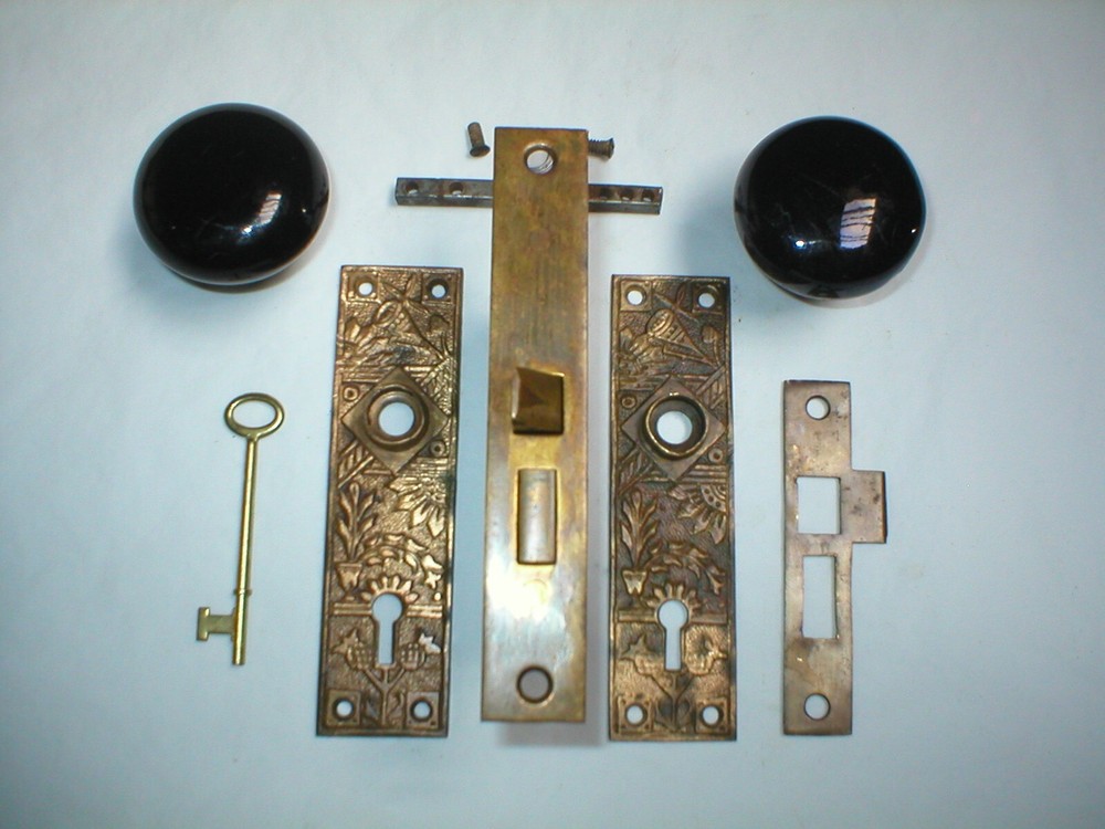 Antique Victorian Era Door Hardware