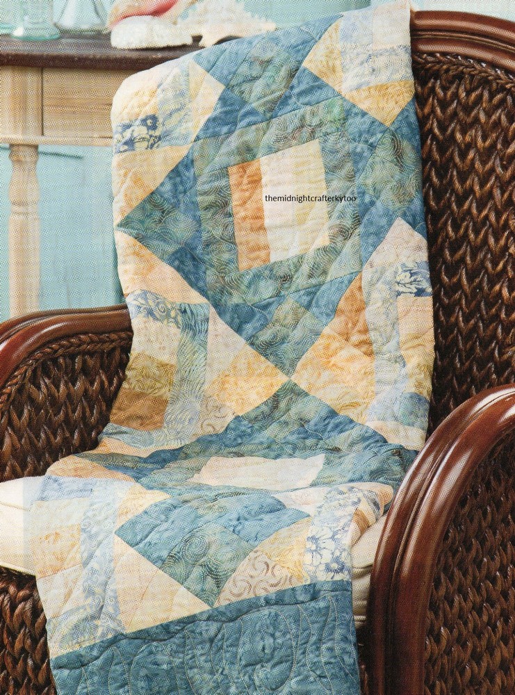 Sand & Surf Quilt Pattern Pieced HD