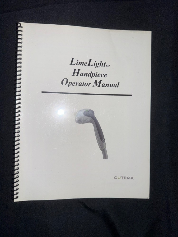 Cutera LimeLight Handpiece Operator Manual