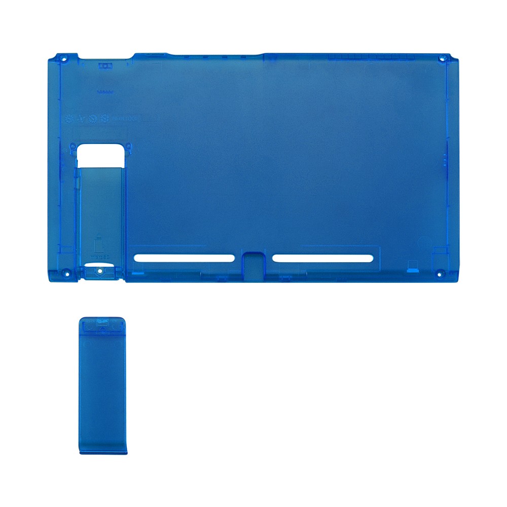 Clear Blue Back Plate Housing Shell Fix Kit for Nintendo Switch Handheld Console