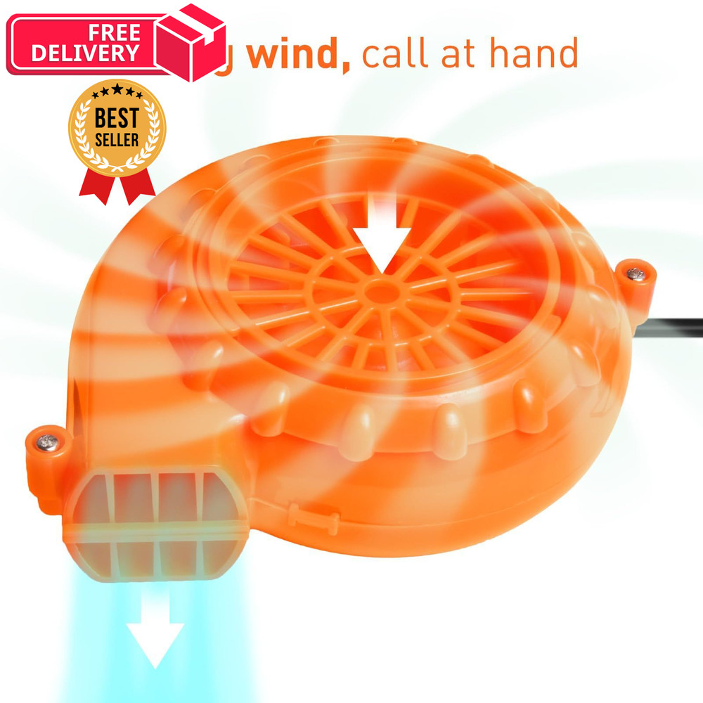 Uderwarb Inflatable Costume Fan Replacement, Mini Blower Medium, Orange