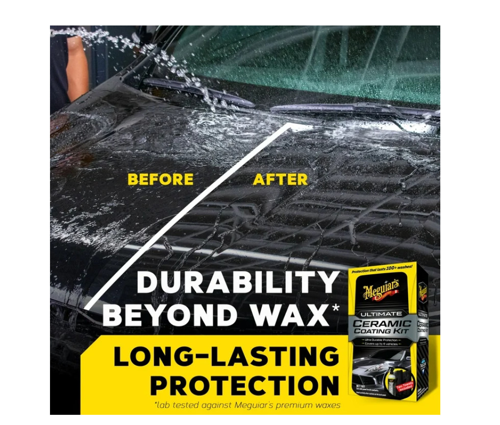 Meguiars Ultimate Ceramic Coating Kit Car Paint Protection Includes Microfiber T
