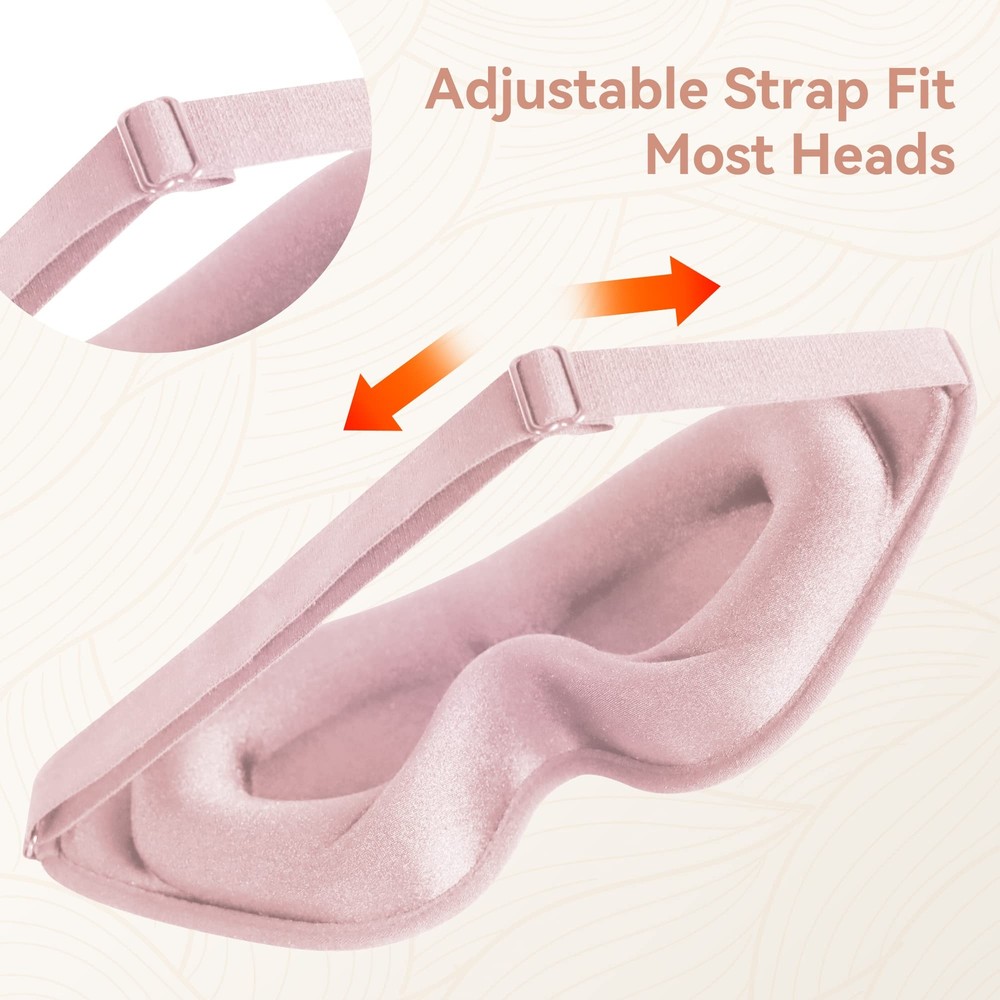 3D Deep Contoured Sleeping Eye Mask