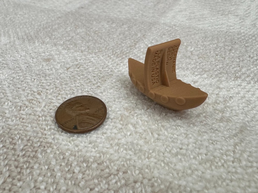 Nalbinding Loopship - 3D Printed Loop Holder and Stitch Keeper