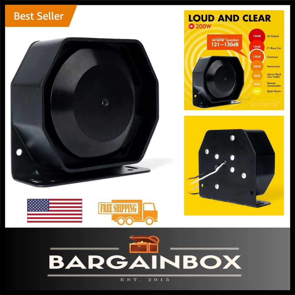 200W High Performance Extra Slim Siren - Compatible with 100-200 Watt Systems