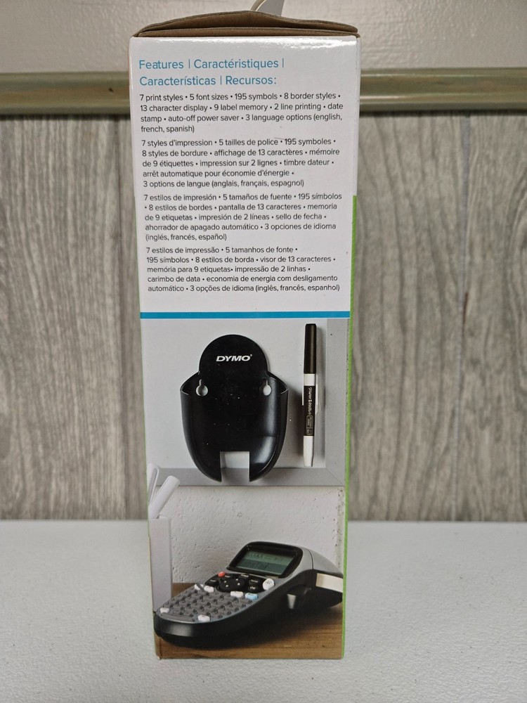 Dymo Handheld Label Maker (LetraTag 100H+ Plus) Value Pack with 3 Labeling Tapes