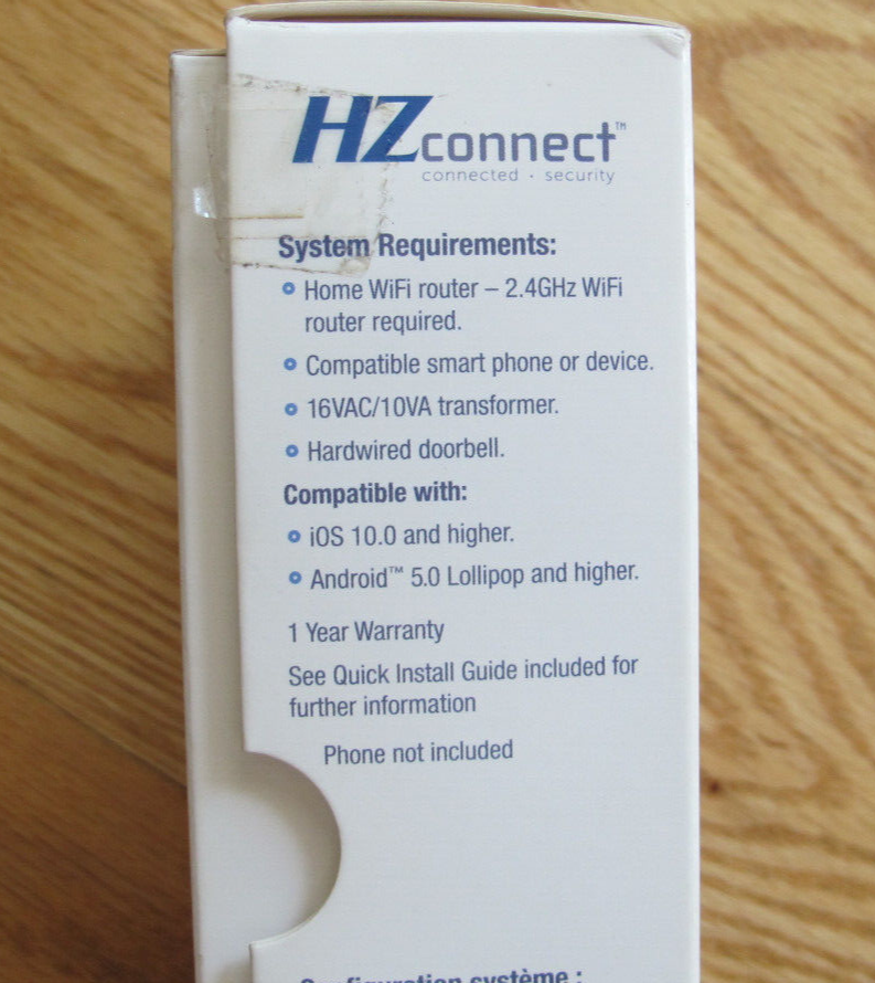 Heath/Zenith HZconnect Plastic Wired Smart Doorbell Motion Sensor