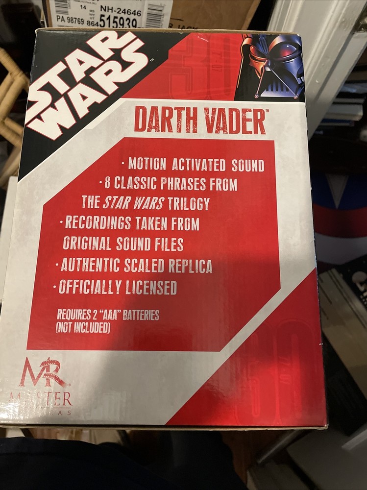 Star Wars Darth Vader scale replica helmet with electronics 2007 master replicas