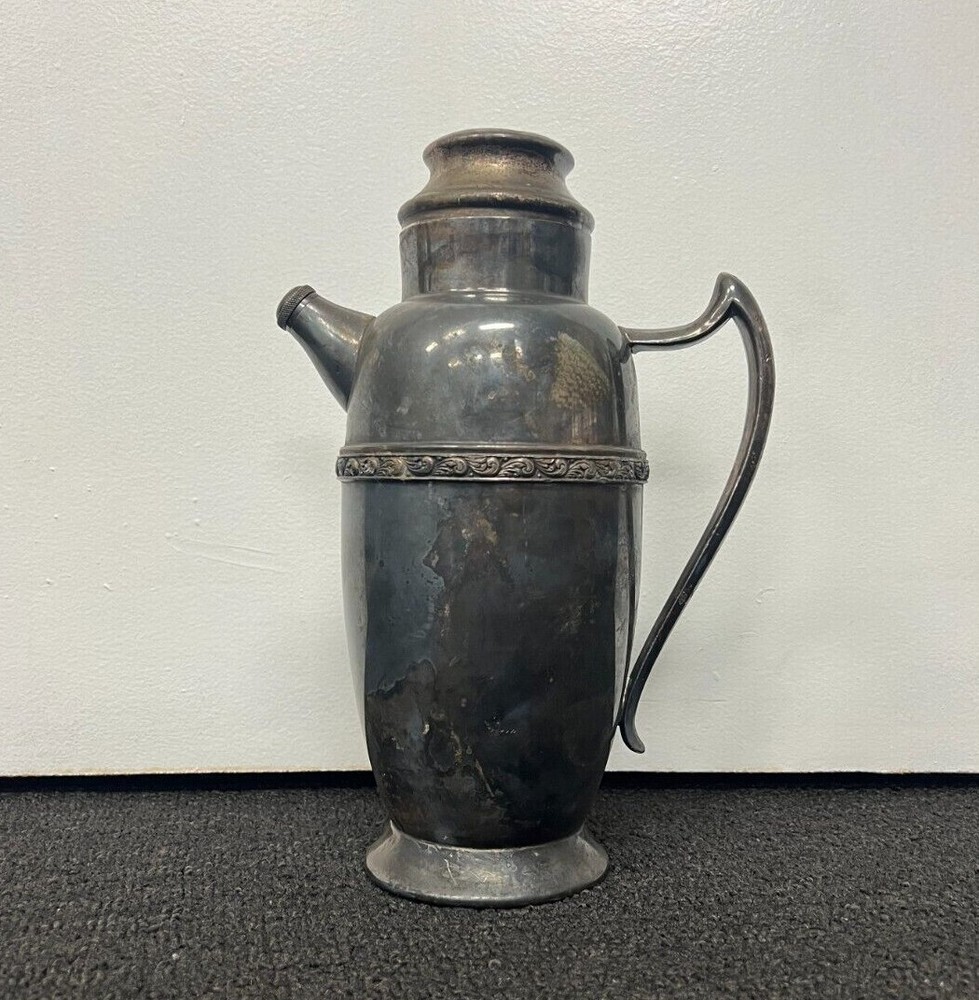 Vintage B Rogers Silver Co. 1883 Martini Shaker