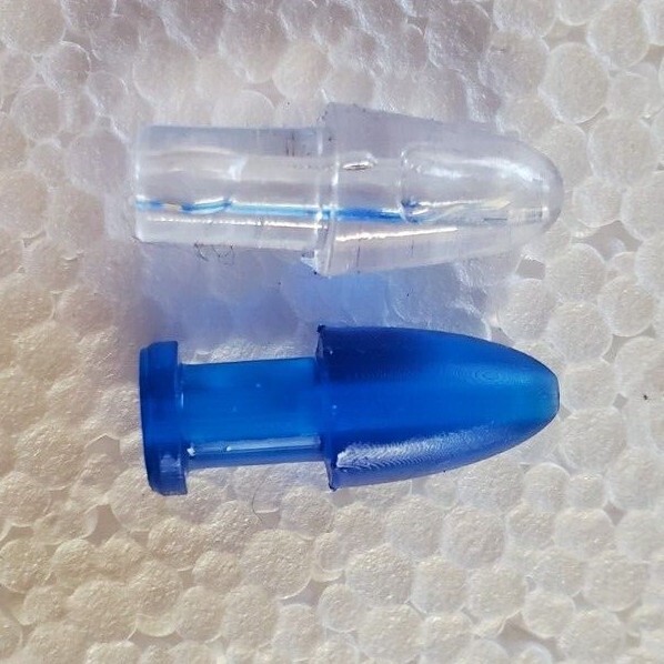 20pc - UV Trolling Fly Squid Octopus Head Insert Duster Hoochie Bullet