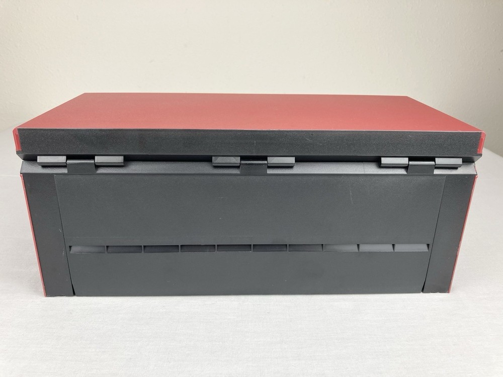 DISCGEAR SELECTOR 100E CD DVD BLURAY GAME 100 DISC STORAGE CASE RED EXCELLENT!