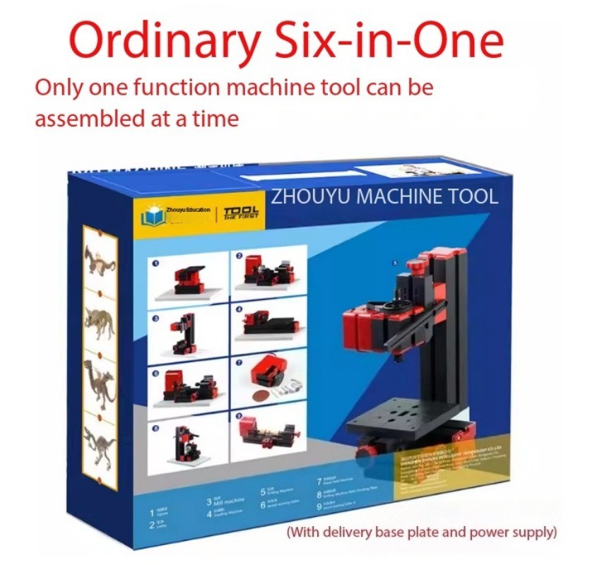 Multi-functional 6-in-1 Micro Mini Machine Tool – Educational Equipment