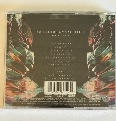 Bullet For My Valentine - Gravity Autographed Signed CD
