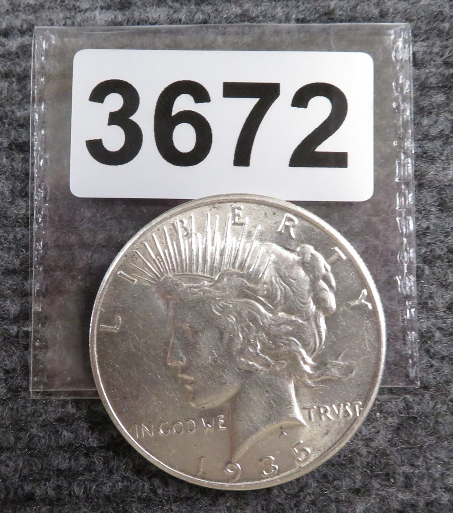 1935 Peace Dollar - GEM BU