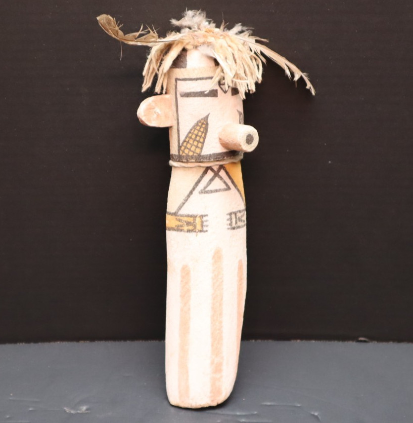 Antique Hopi Carved Cottonwood Root 10.5" Katsina Kachina Doll VTG