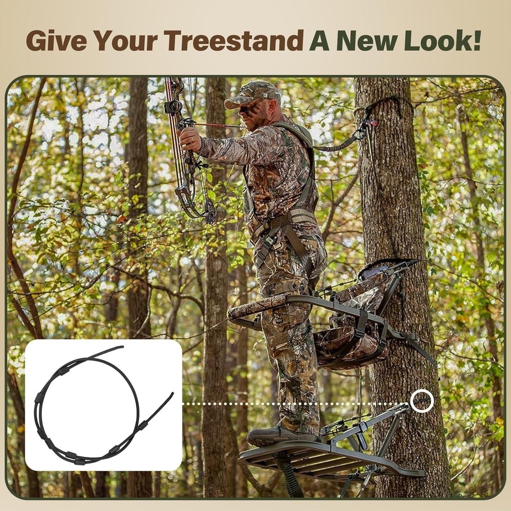 Climbing Tree Stand Replacement Cables for Summit Climber, 65" Hang On Climber