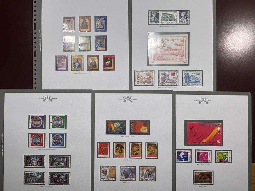 VATICAN 2002 - COMPLETE VINTAGE with sheets, mini sheets and booklets - MNH