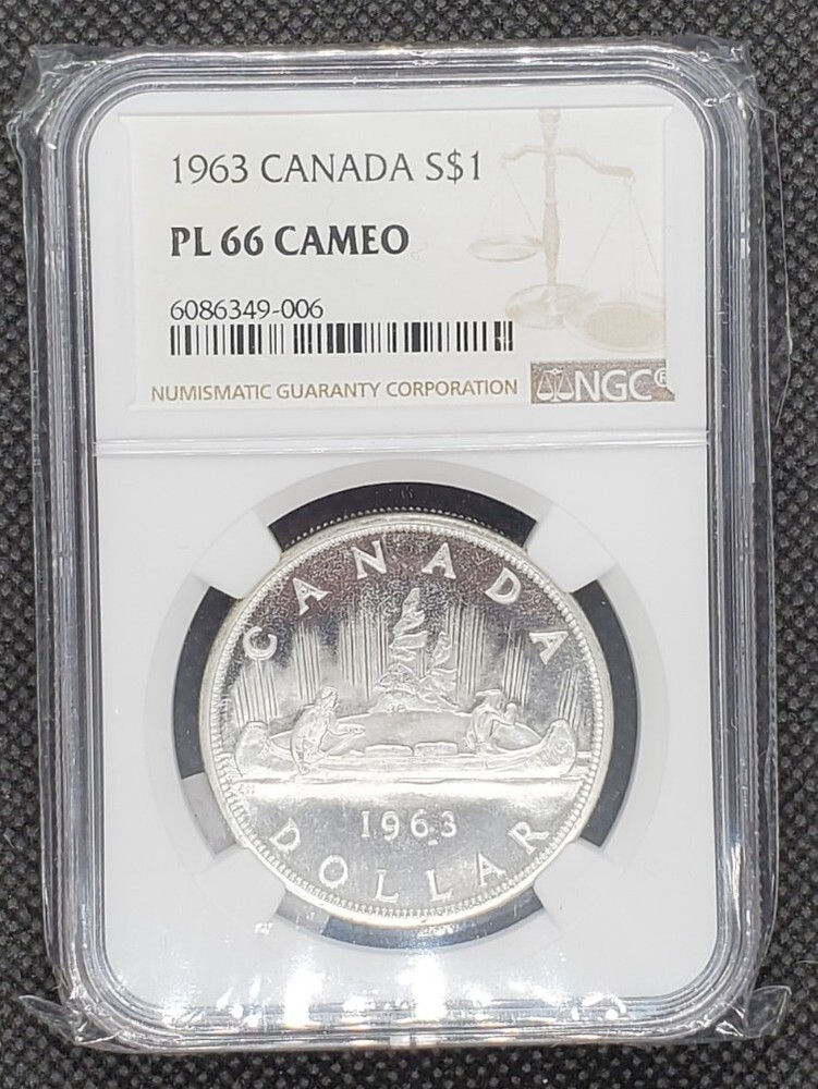 1963 Canada $1 | NGC PL66 CAMEO