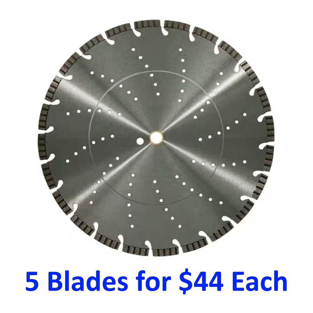 14" TURBO SEGMENT DIAMOND SAW BLADE - 2 for $46 Each