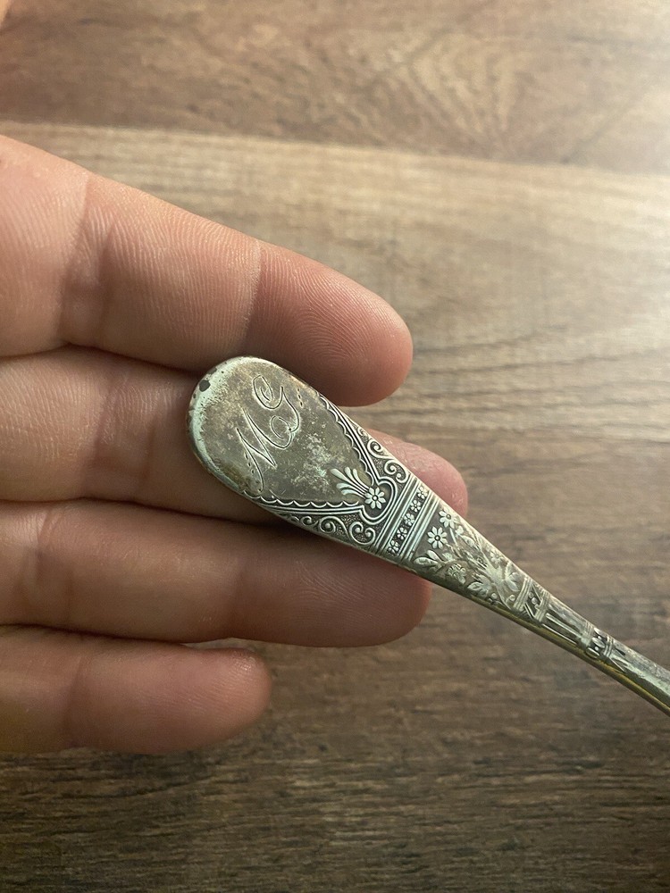 St. Little & Sons Unique Cheese Knife Silverplated Unknown Pattern