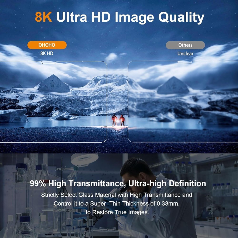 Screen Protector Compatible With iPad Pro 11 Inch (2024) [2+2 Pack]