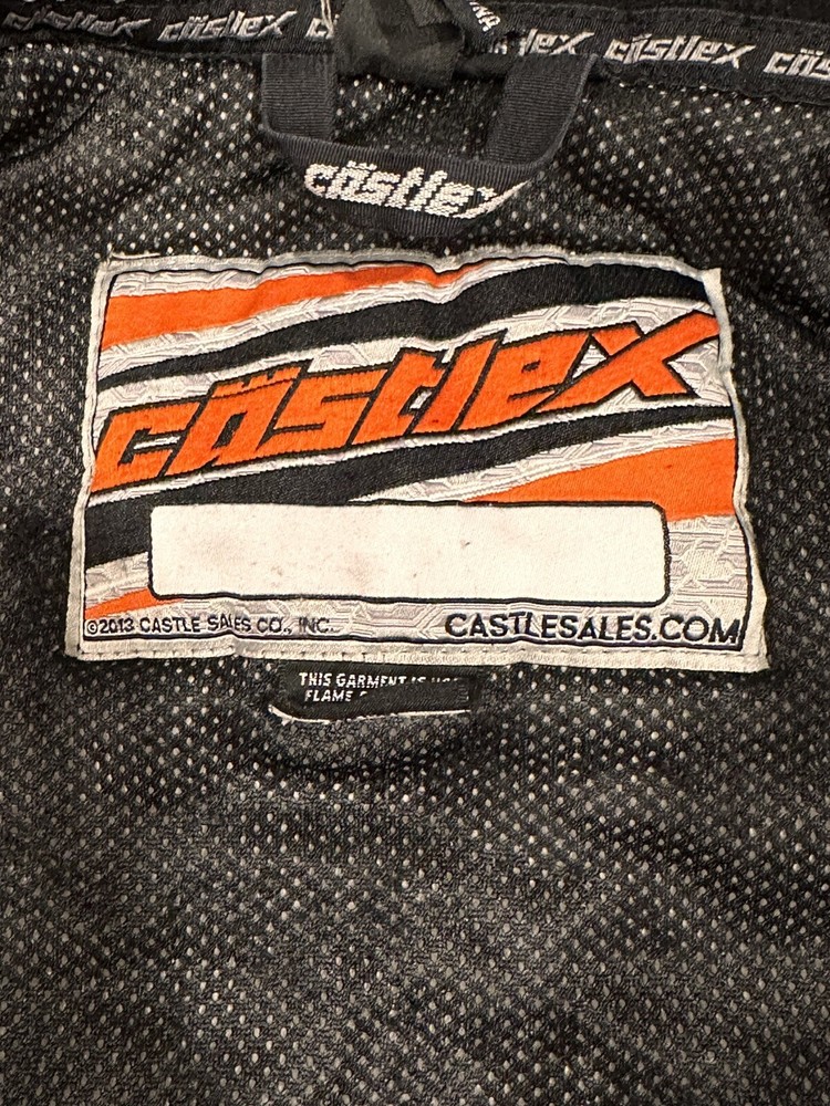 Youth CastleX Launch G3 Snowmobile Jacket Orange S