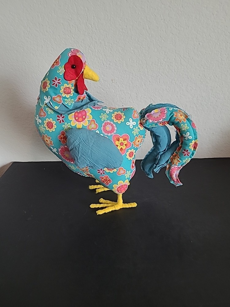 Vintage Style Hand Made Stuffed Chicken