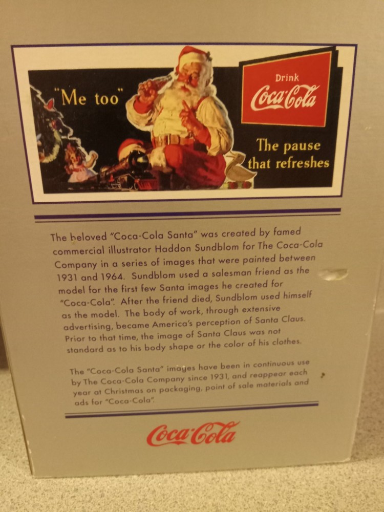Coca-Cola Musical Snow Globe From Hallmark/ Does Work