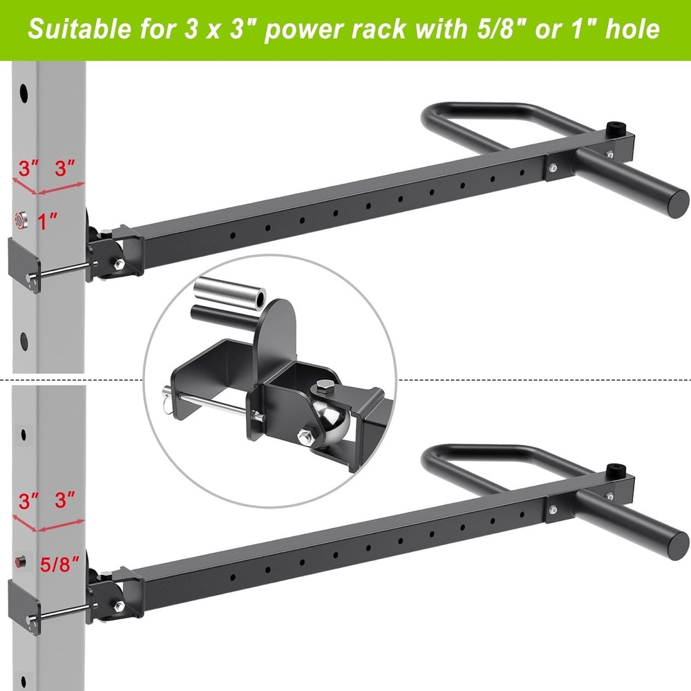 Versatile Adjustable Lever Arms for Power Racks - Perfect for Strength Training