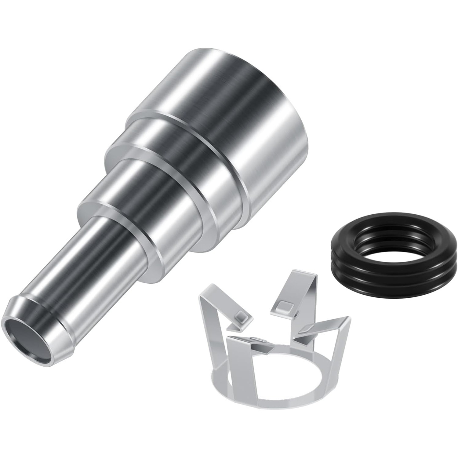 2PC Heater Core Coolant Hose Connector Fitting For Chevrolet Silverado 800-409HP