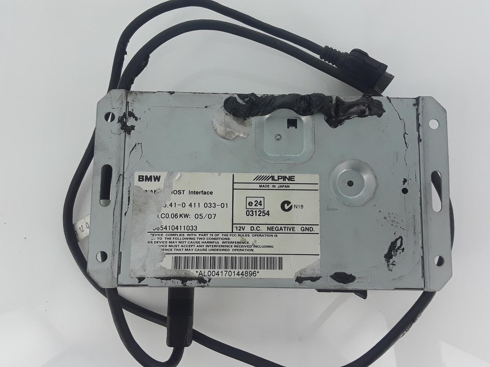 MINI R56 2007-10 Alpine iPhone / iPod Interface Control Module Unit 6541 0411033