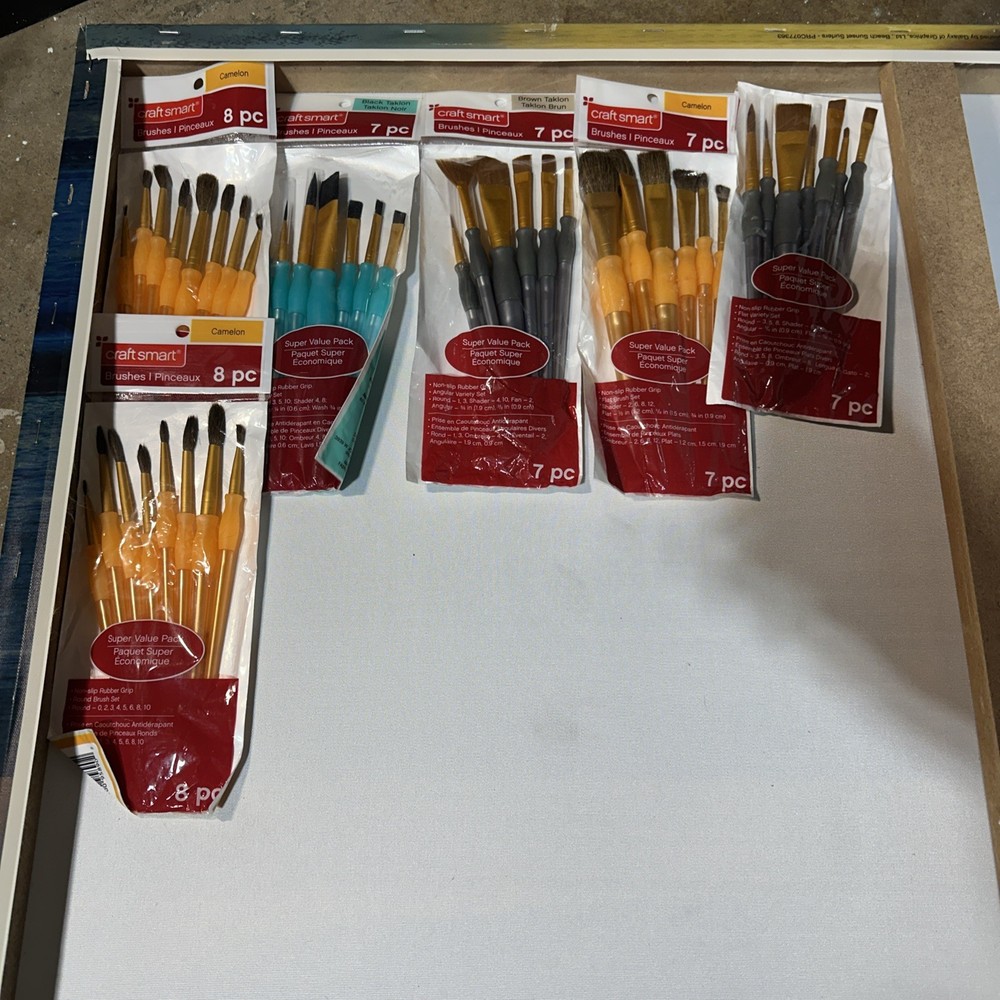 Craft Smart Paint Brushes 40 Pc Set