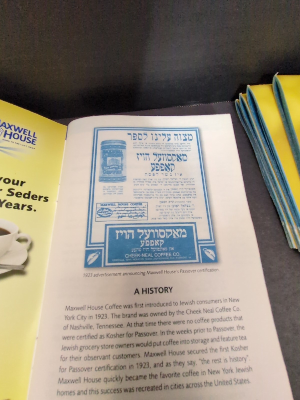 Passover Maxwell House Haggadah -lot of 5 - 2021 Edition