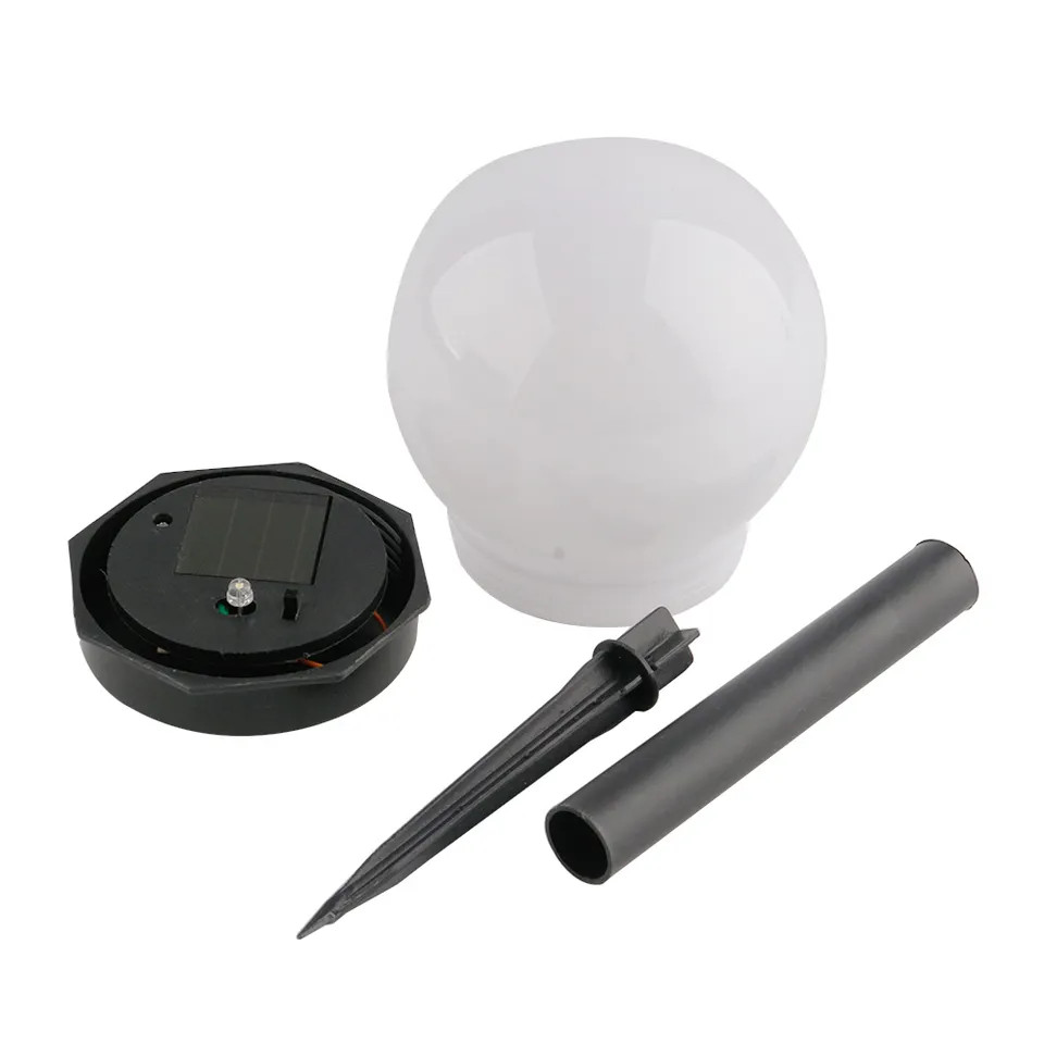 Drip Depot White Globe Solar Light