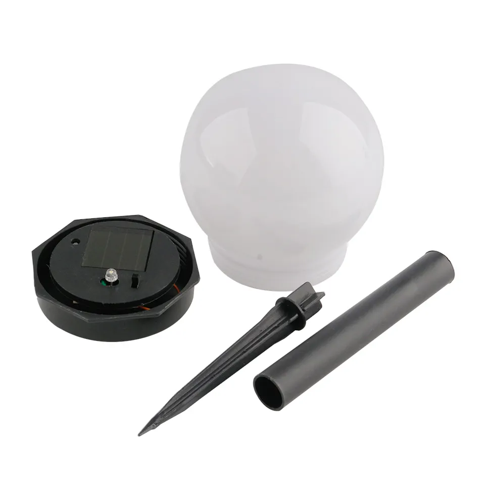 Drip Depot White Globe Solar Light