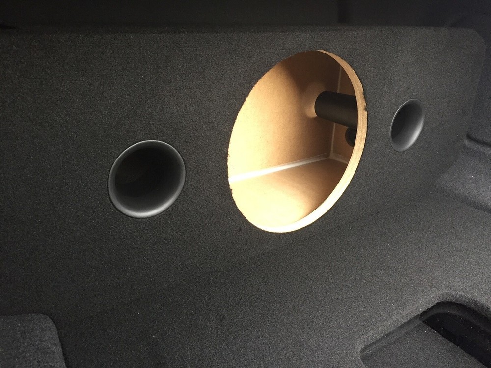 For 16+ Chevy Camaro - Ported / Vented Sub Box Subwoofer Enclosure & Amp Rack