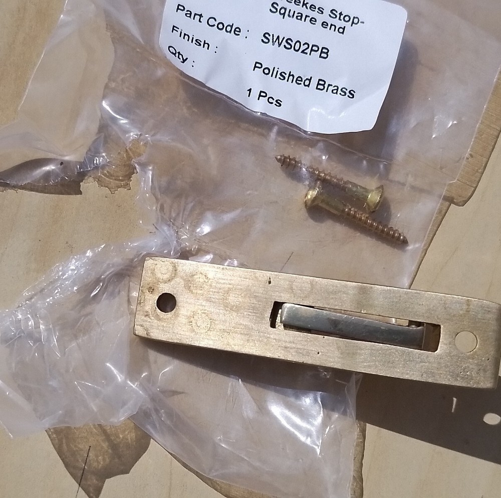 Retro Victorian style Brass window Lock Cupboard Latch Catch SECURITY