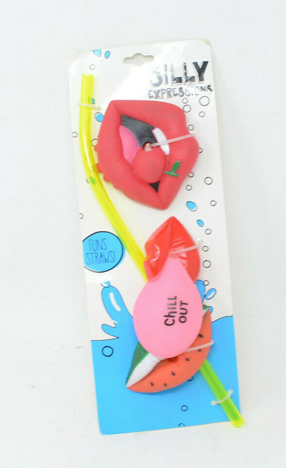 AlMar Silly Expressions Fun Shaped Straw