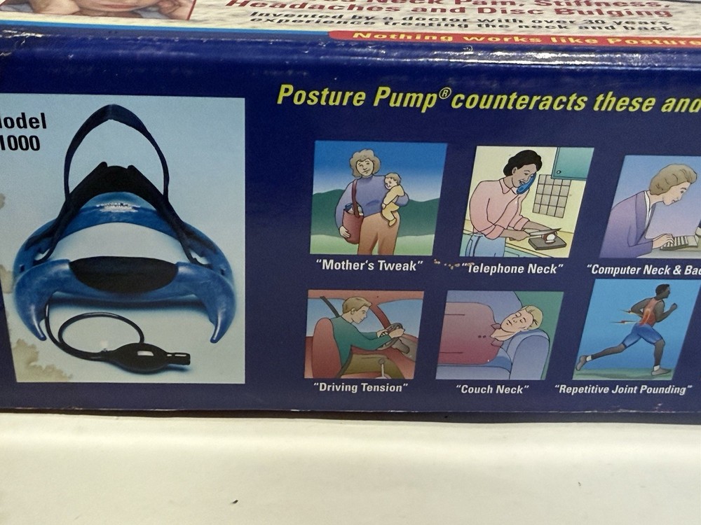 Posture Pump Dual Disc Hydrator Model 1000 Cervical Hydrator w/ Box