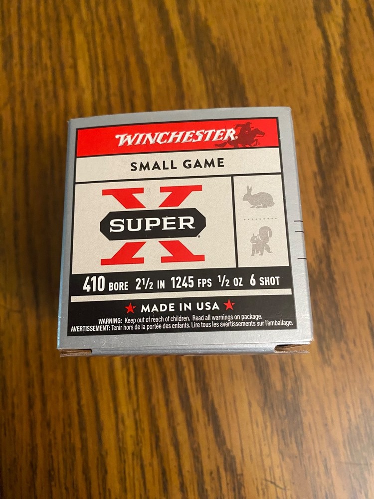 Winchester .410 empty ammo box