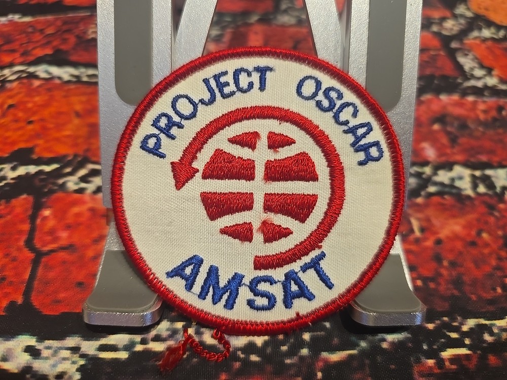 ORIGINAL AMSAT - Project OSCAR Patch - EXCELLENT - Never Used - 3"