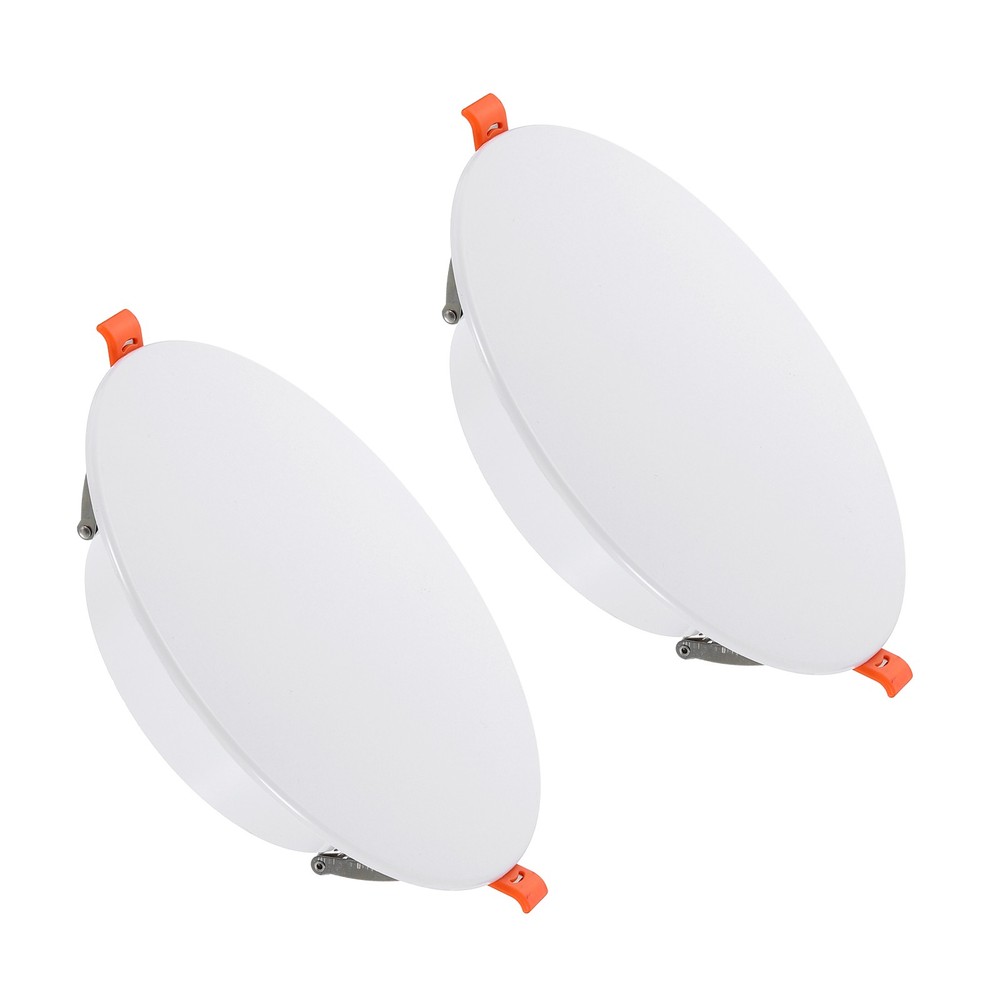 2Pack 7.3" Spring Ceiling Cover Plate Suitable for 5-7 " Round Hole, White
