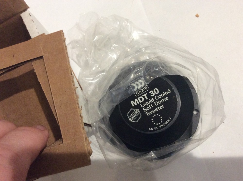 One Morel MDT 30 Liquid Cooled Soft Dome Tweeter