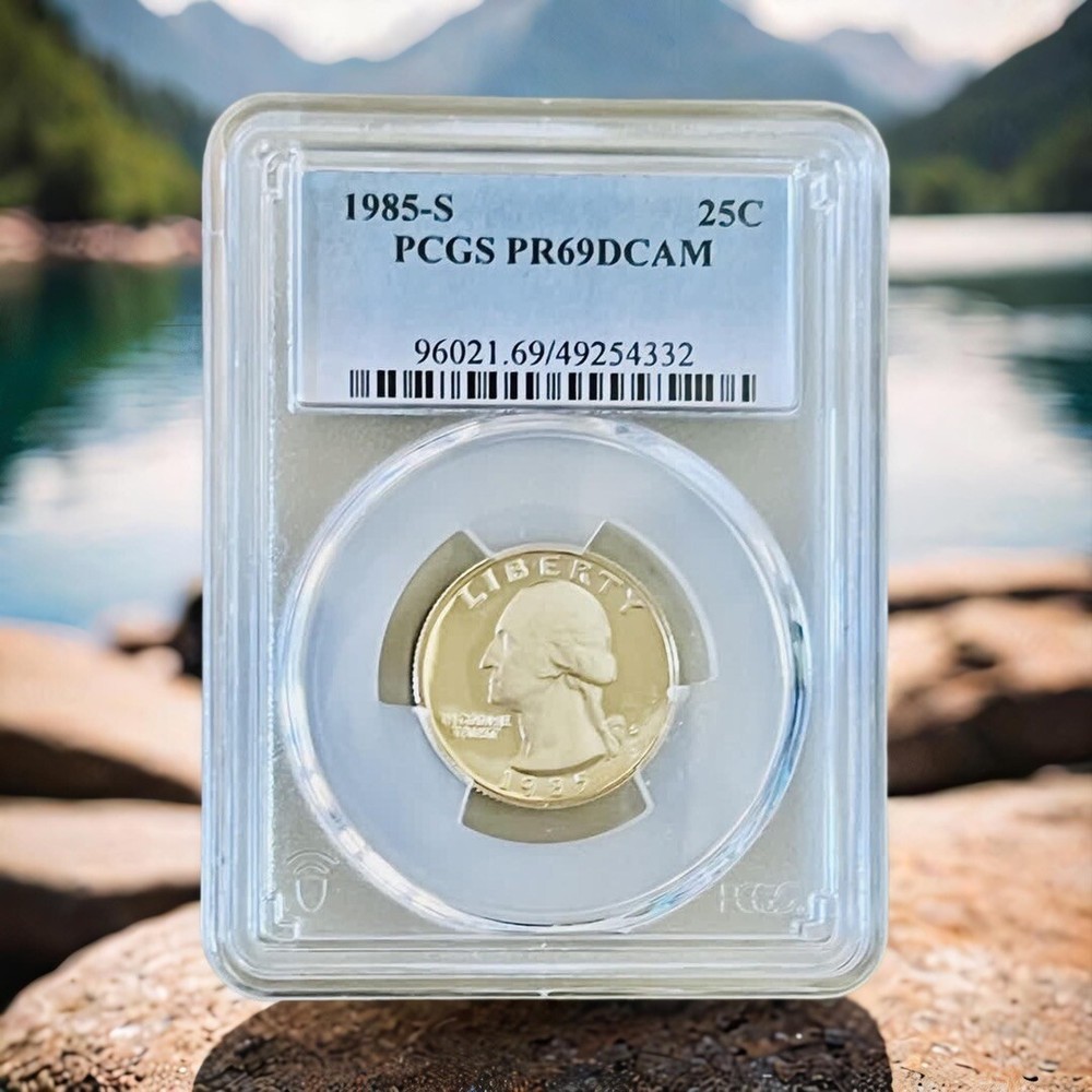 1985-S Washington Quarter PCGS-PR69DCAM