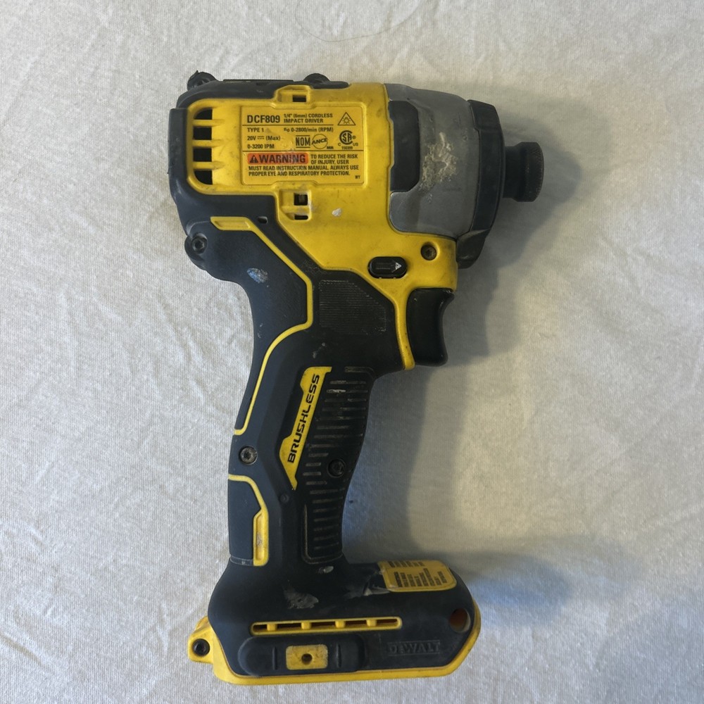 DEWALT DCF809 20V MAX ATOMIC Compact Brushless Impact Driver – Tool Only