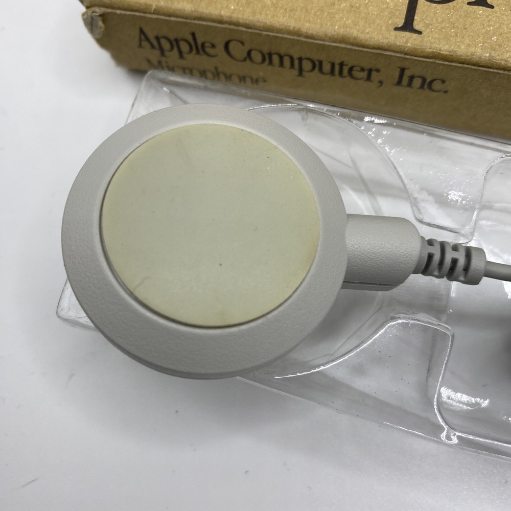 VINTAGE Apple Computer Microphone 699-5103-A Original Packaging EUC