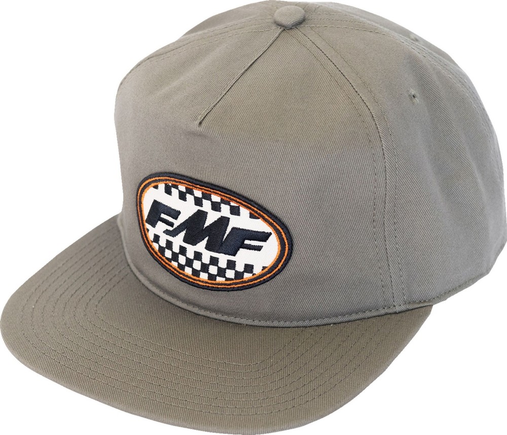 FMF Core Checks Snapback Hat Olive
