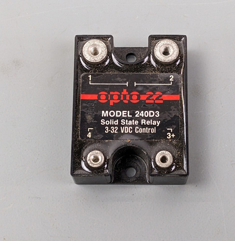 OPTO 22 240D3 Solid State Relay Modules 3-32V Input, 240V 3A AC